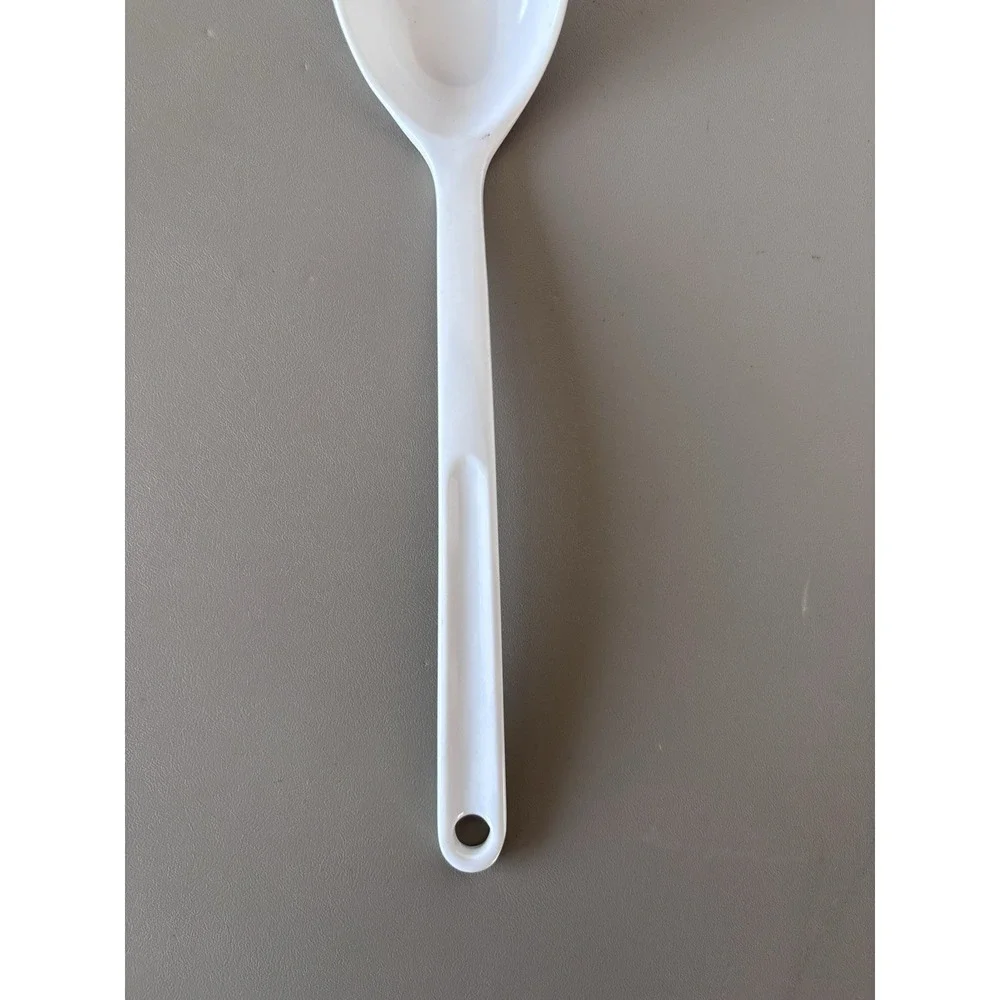Betty Crocker‎ Melamine Spoon Utencil White Serving Cooking Vintage